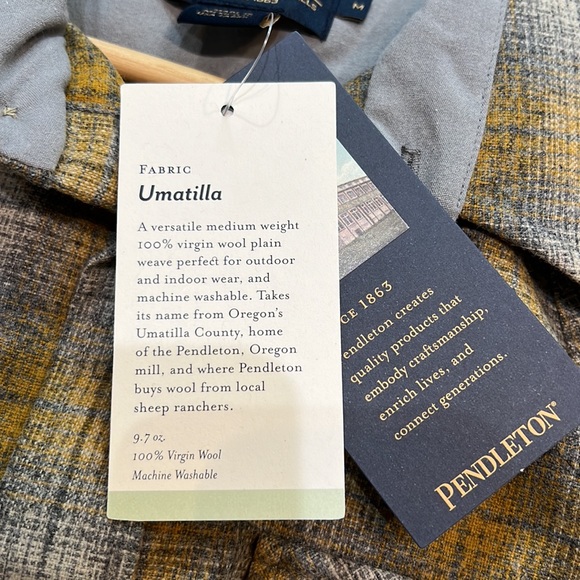 Pendleton CANYON snap 100 % Virgin wool shirt - Picture 9 of 12